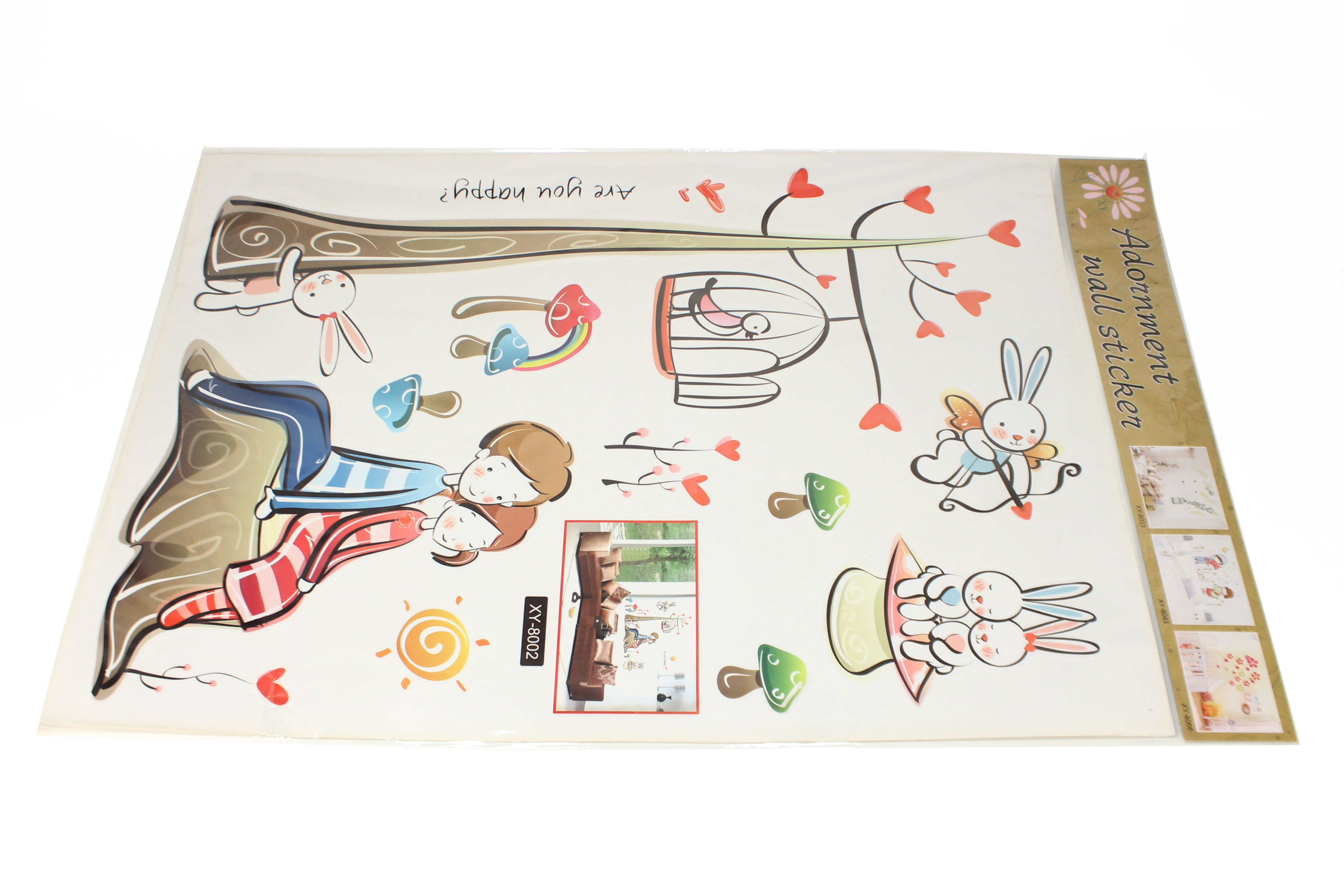 ^Sticker Transparan Motif Campur Uk.50x70 Ktg @300
