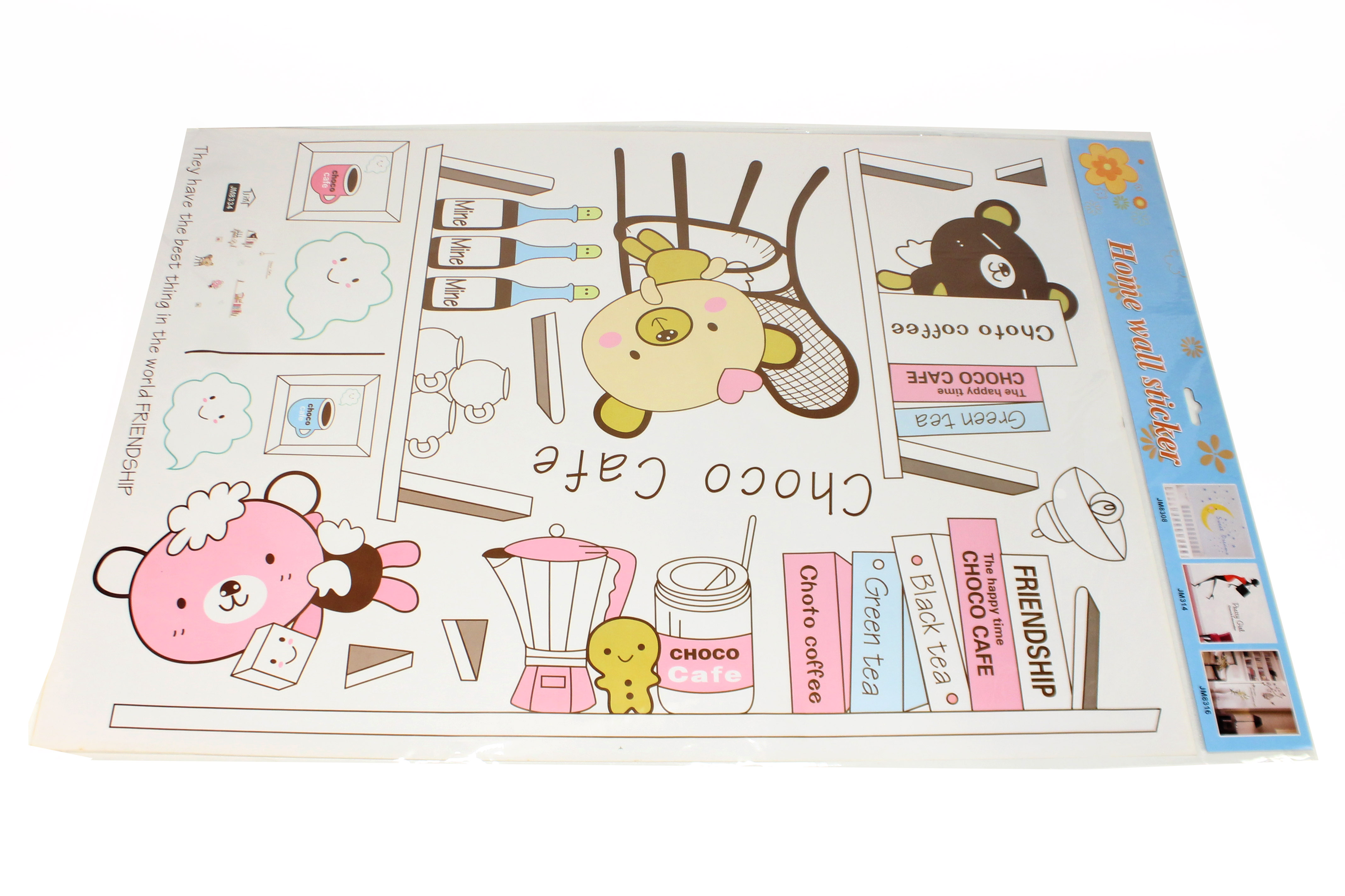 ^Sticker Transparan Motif Campur Uk.50x70 Ktg @300
