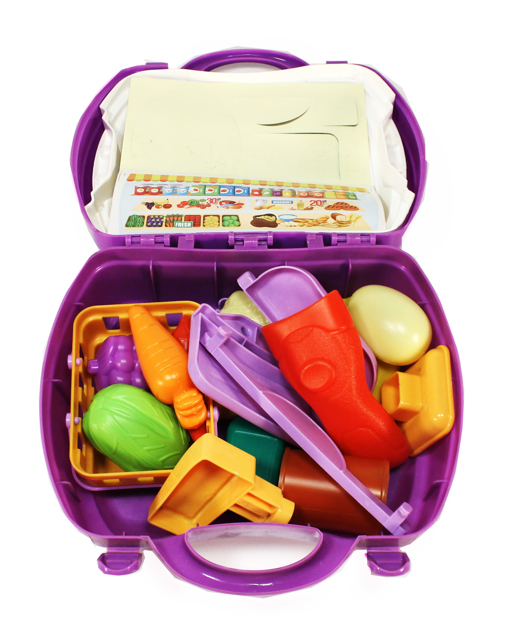 #Kasir Set Koper 19pcs Happy Market @48