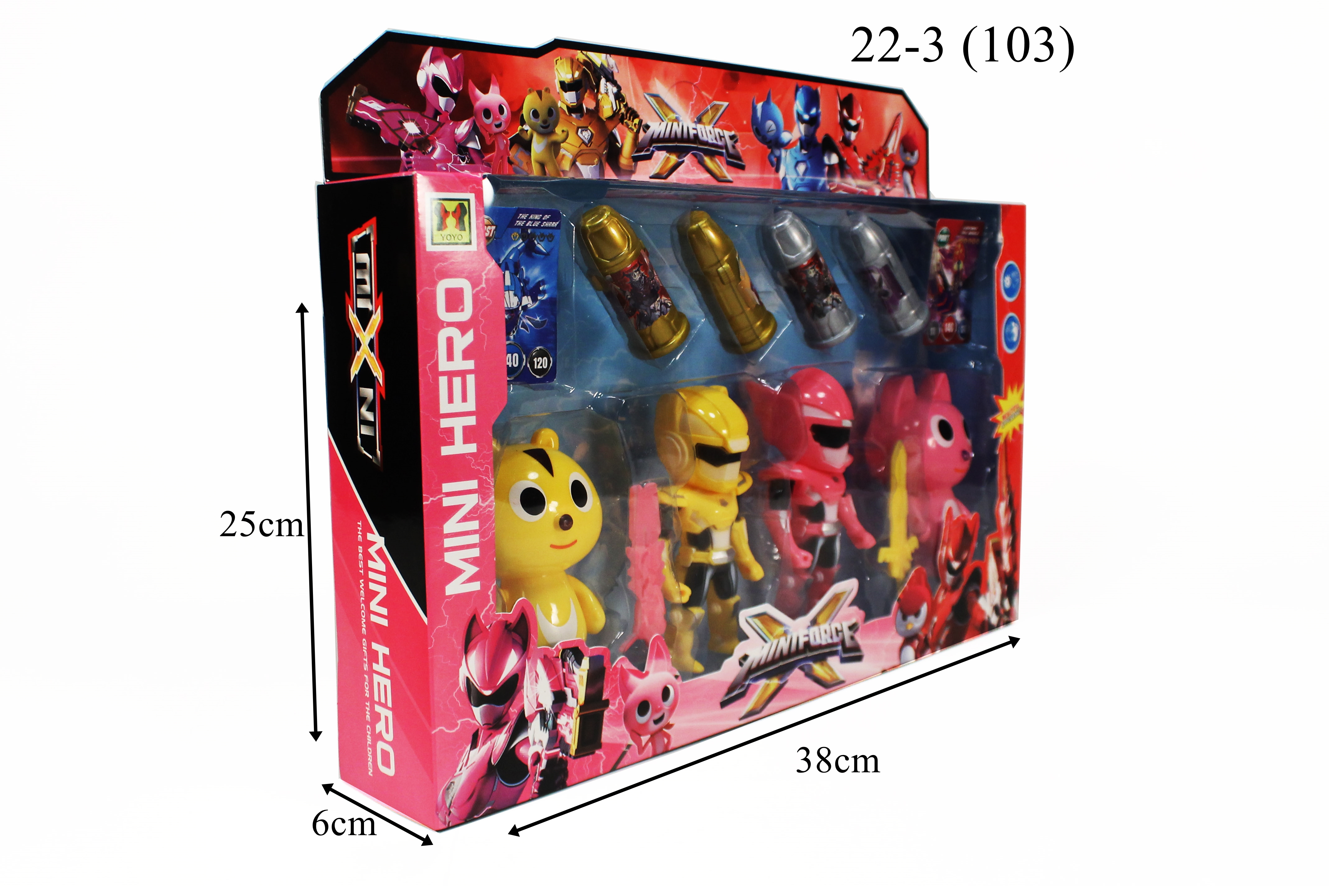 ^Robot 2pcs + Boneka Acc Mini Force Box Wind @48