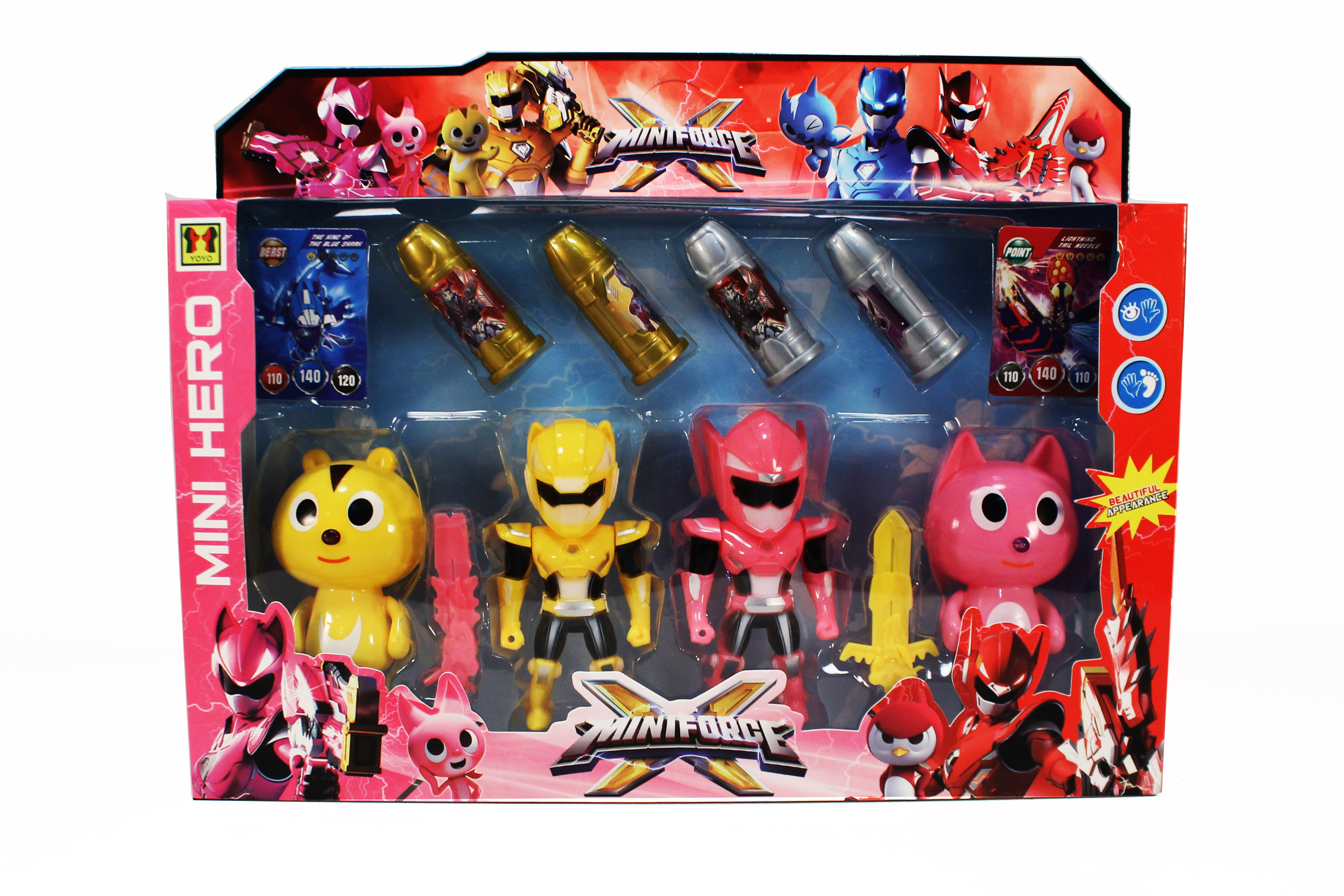 ^Robot 2pcs + Boneka Acc Mini Force Box Wind @48