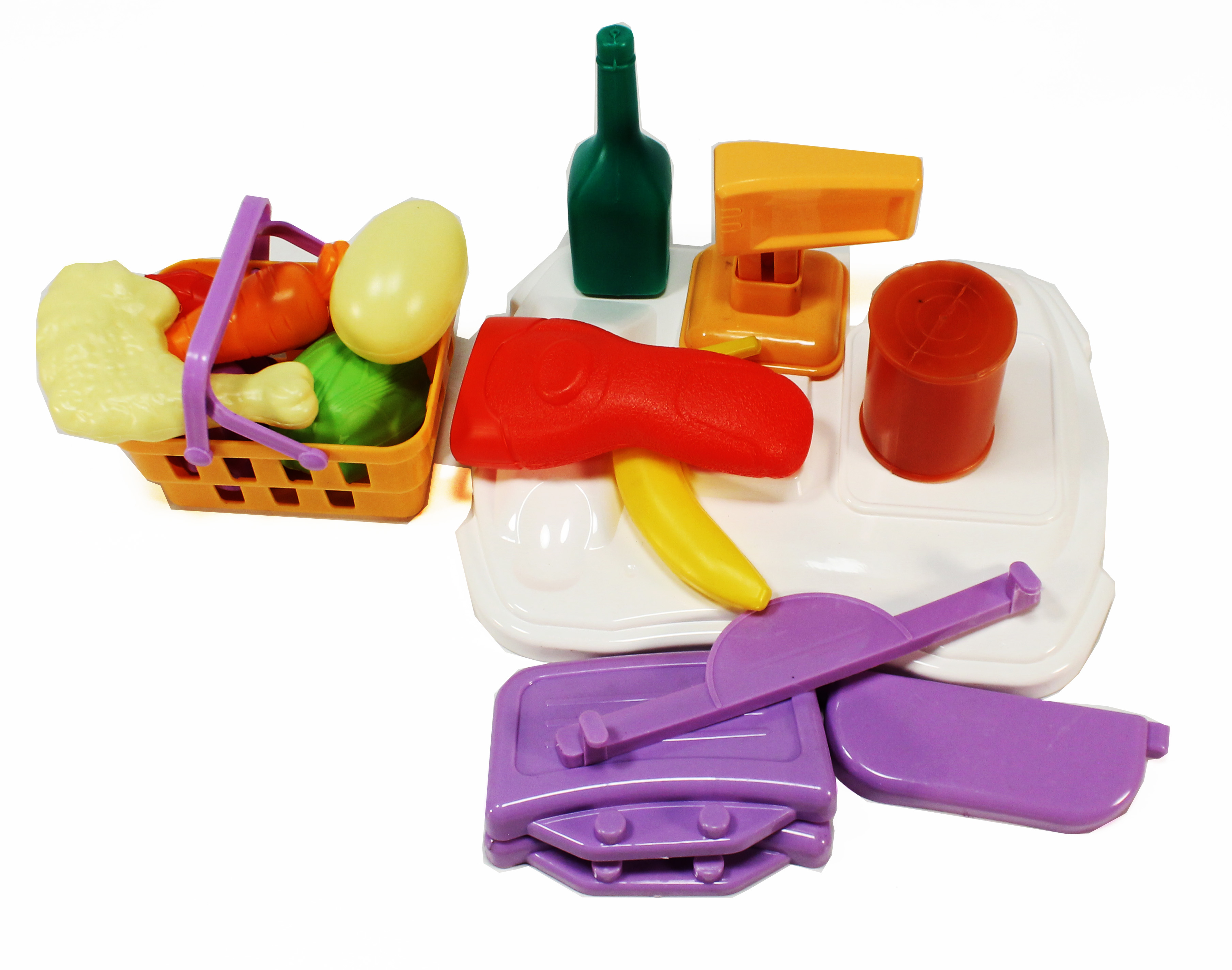 #Kasir Set Koper 19pcs Happy Market @48