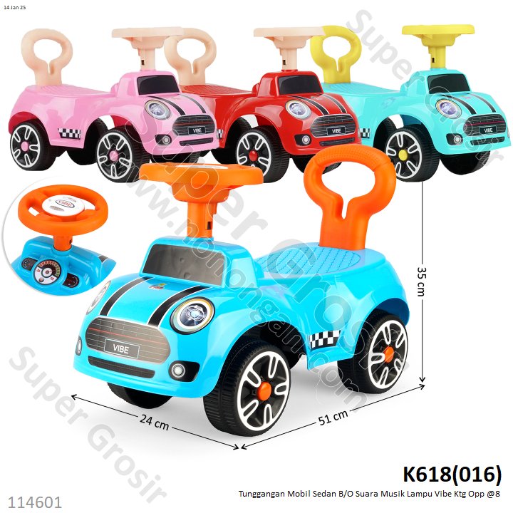 Tunggangan Mobil Sedan B/O Suara Musik Lampu Vibe Ktg Opp @8