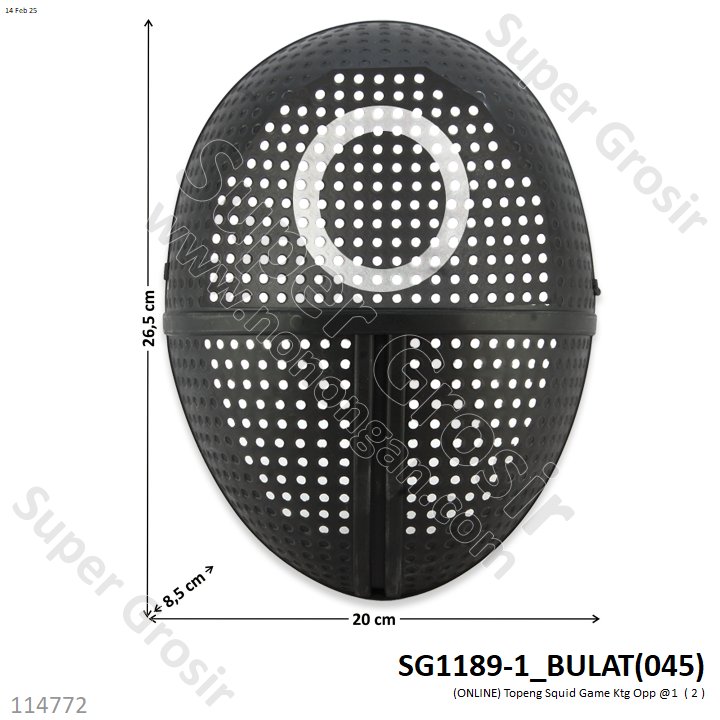 (ONLINE) Topeng Squid Game Ktg Opp @1