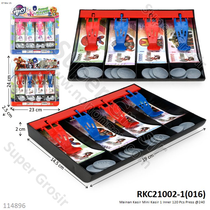 Mainan Kasir Mini Kasir 1 Inner 120 Pcs Press @240