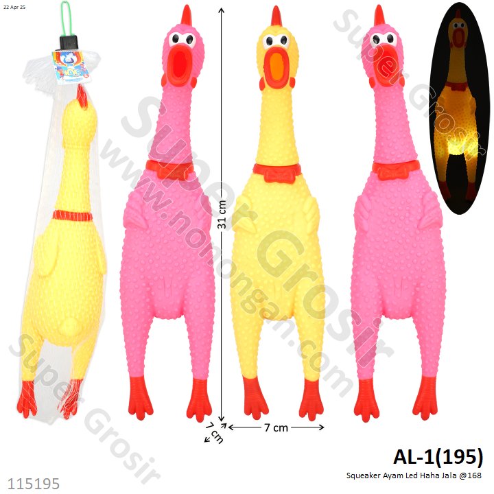 Boneka Cit-cit Ayam Lampu Shrilling Chicken Haha Jala @168