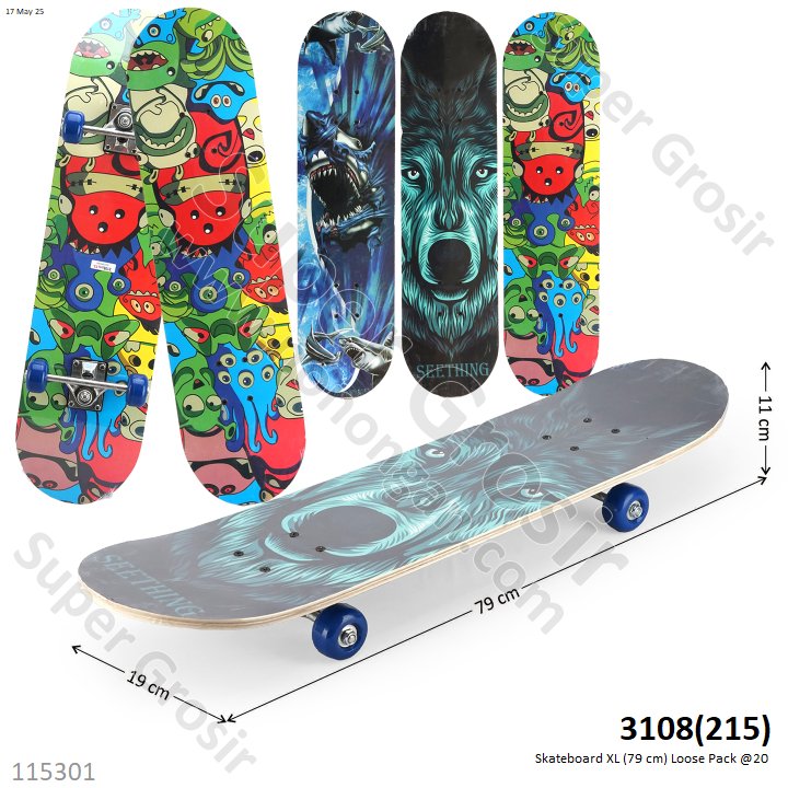 Skateboard XL (79 cm) Loose Pack @20