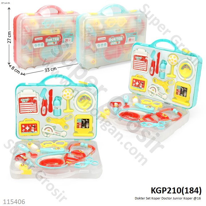 Dokter Set Koper Doctor Junior Koper @16