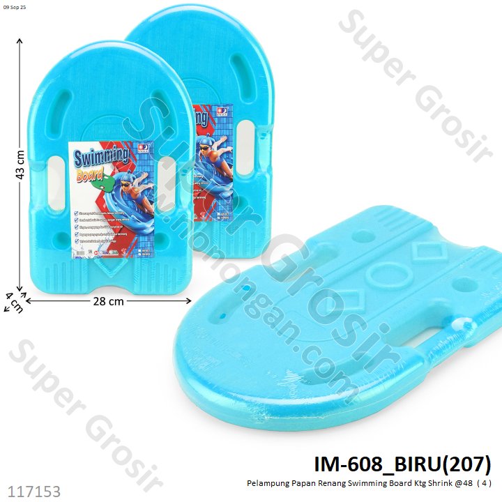 Pelampung Papan Renang Swimming Board Ktg Shrink @48