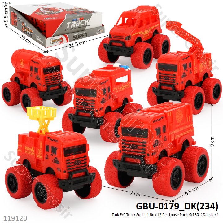 Truk F/C Truck Super 1 Box 12 Pcs Loose Pack @180