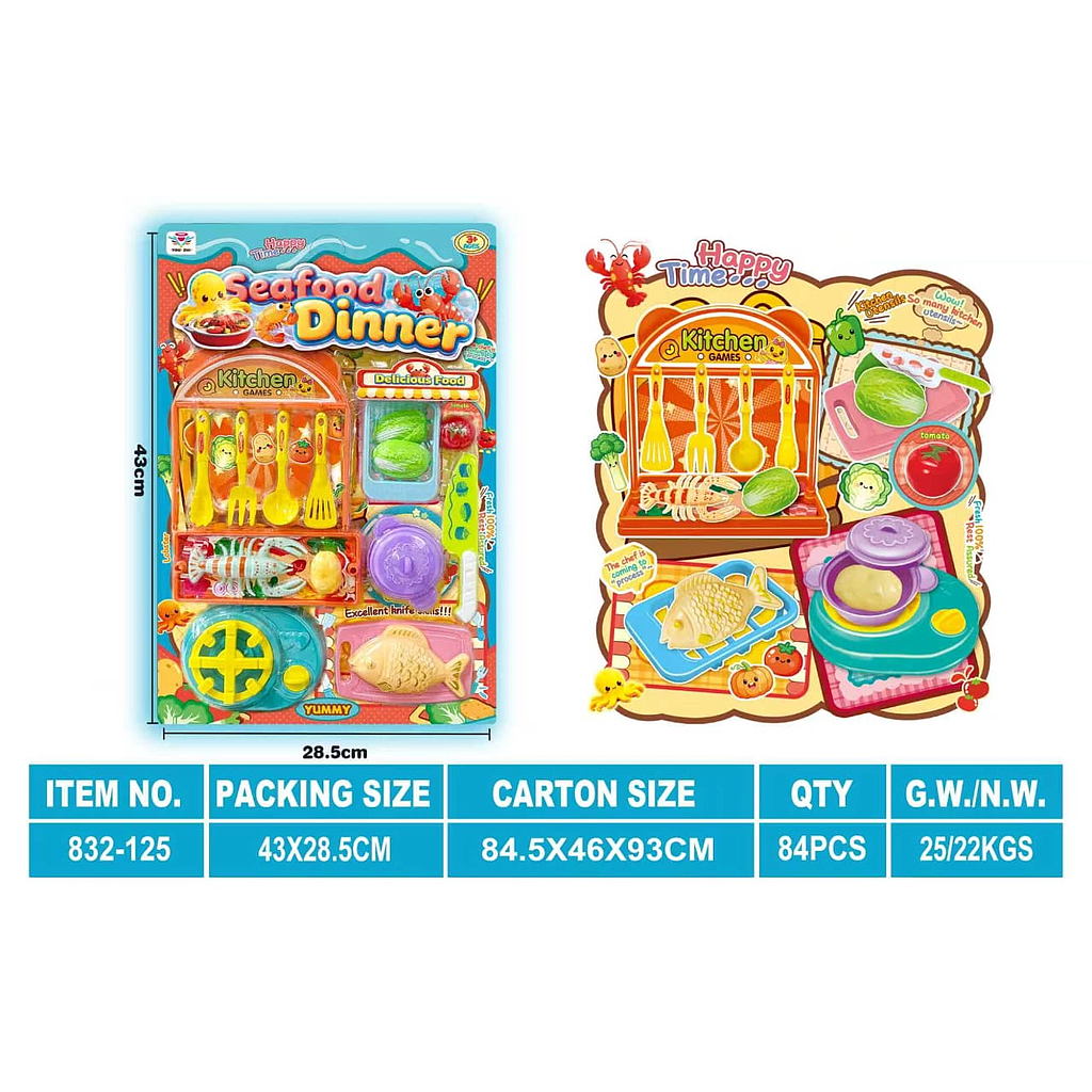 Masak-masakan Seafood Dinner 1 Inner 42 Pcs Press @84
