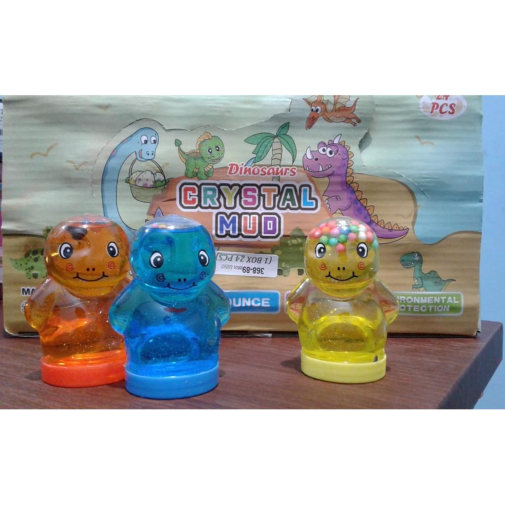Slime Botol Karakter Crystal Mud 1 Box 24 Pcs Botol @480