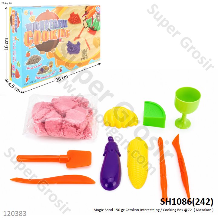 Magic Sand 150 gr Cetakan Interesteing / Cooking Box @72