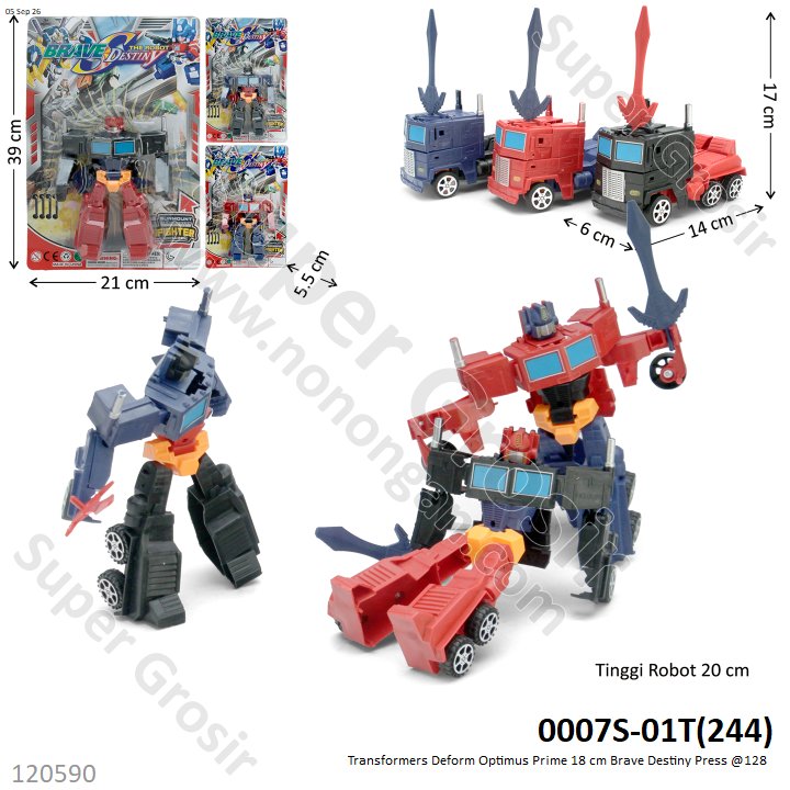 Transformers Deform Optimus Prime 18 cm Brave Destiny Press @128 