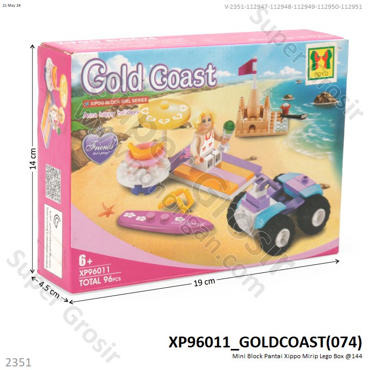 Mini Block Friends Liburan Xipoo Box @144