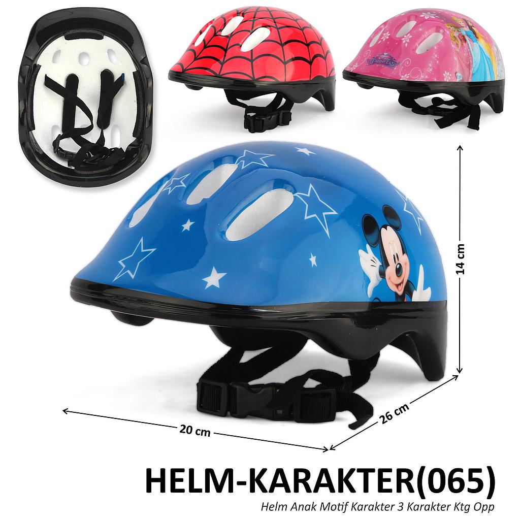 Helm Sepatu Roda / Scooter / Sepeda Anak Karakter 3 Karakter Ktg Opp @75