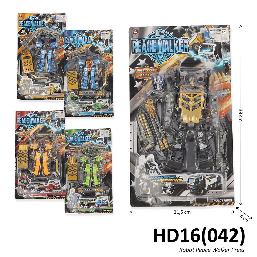 Robot Deform Kendaraan Tempur + Senjata Peace Walker 1 Inner 40 Pcs Press @80