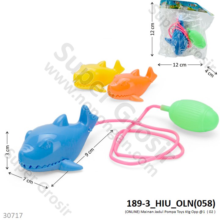 Mainan Pompa Toys 1 Pack 12 Pcs 1 Inner 600 Pcs Ktg Opp @1200