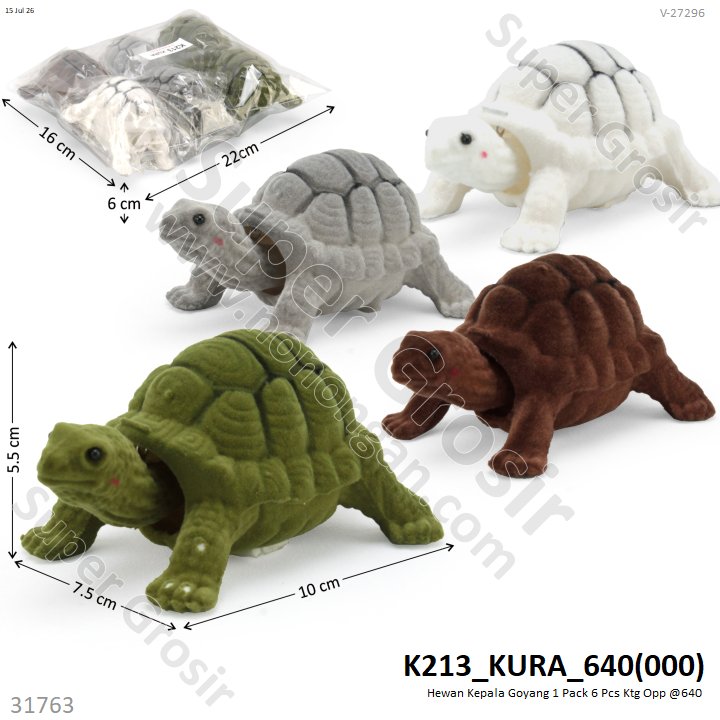 Hewan Kepala Goyang 1 Pack 6 Pcs Ktg Opp @640