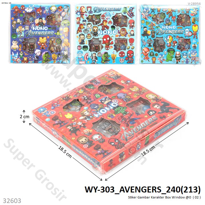 Sticker Momo Karakter Box Window @300