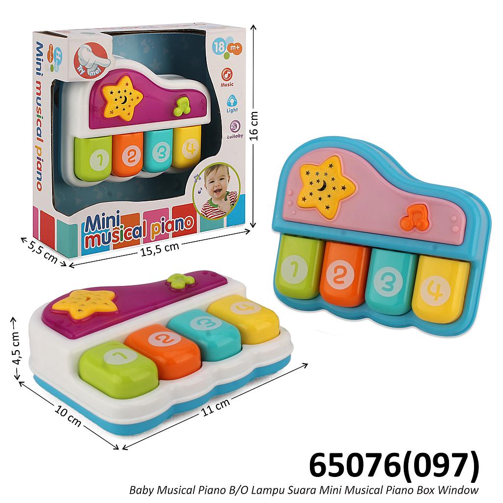 Baby Musical Piano B/O Suara Musik Lampu Mini Musical Piano Box Window @72