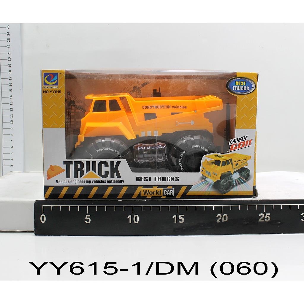 Truk Konstruksi Truk Dump B/O Bump &amp; Go Truck Box Window @54