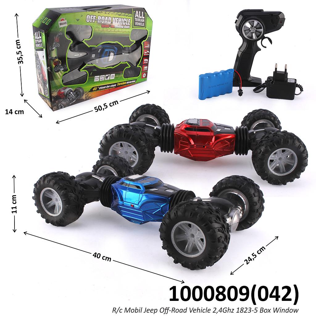R/C Mobil Stunt Off-Road Vehicle 2.4 Ghz 1823-5 Box Window @12