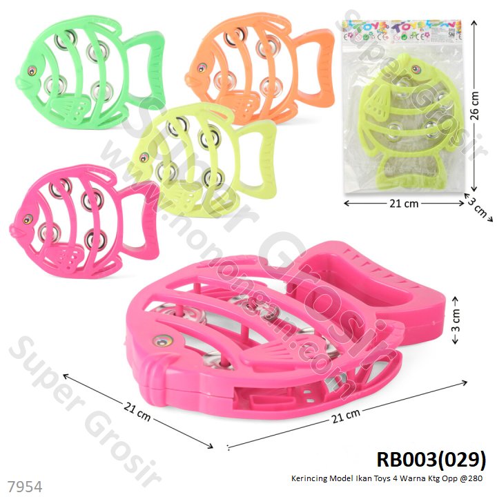 Rebana Model Ikan Toys Ktg Opp @250