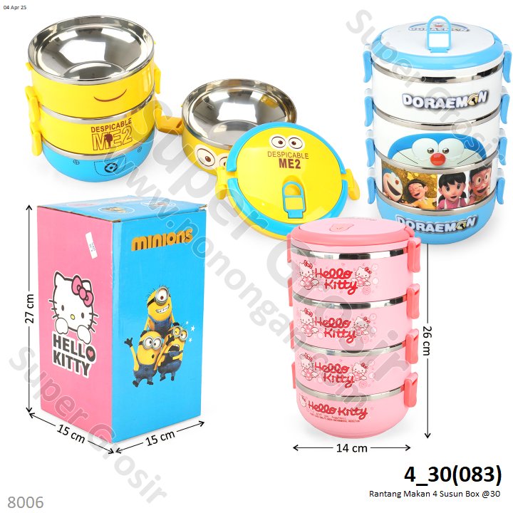 Rantang Makan 4 Susun Box @30