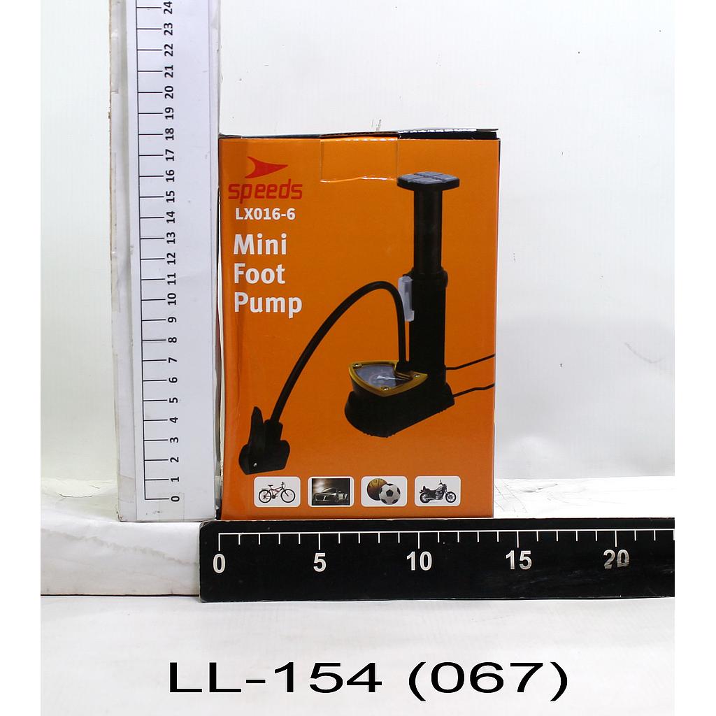 Pompa Injak Sepeda Mini Foot Pump LX016-6 Box @50