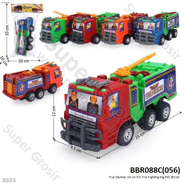 Truk Damkar 24 cm F/C Fire Fighting Ktg PVC @120