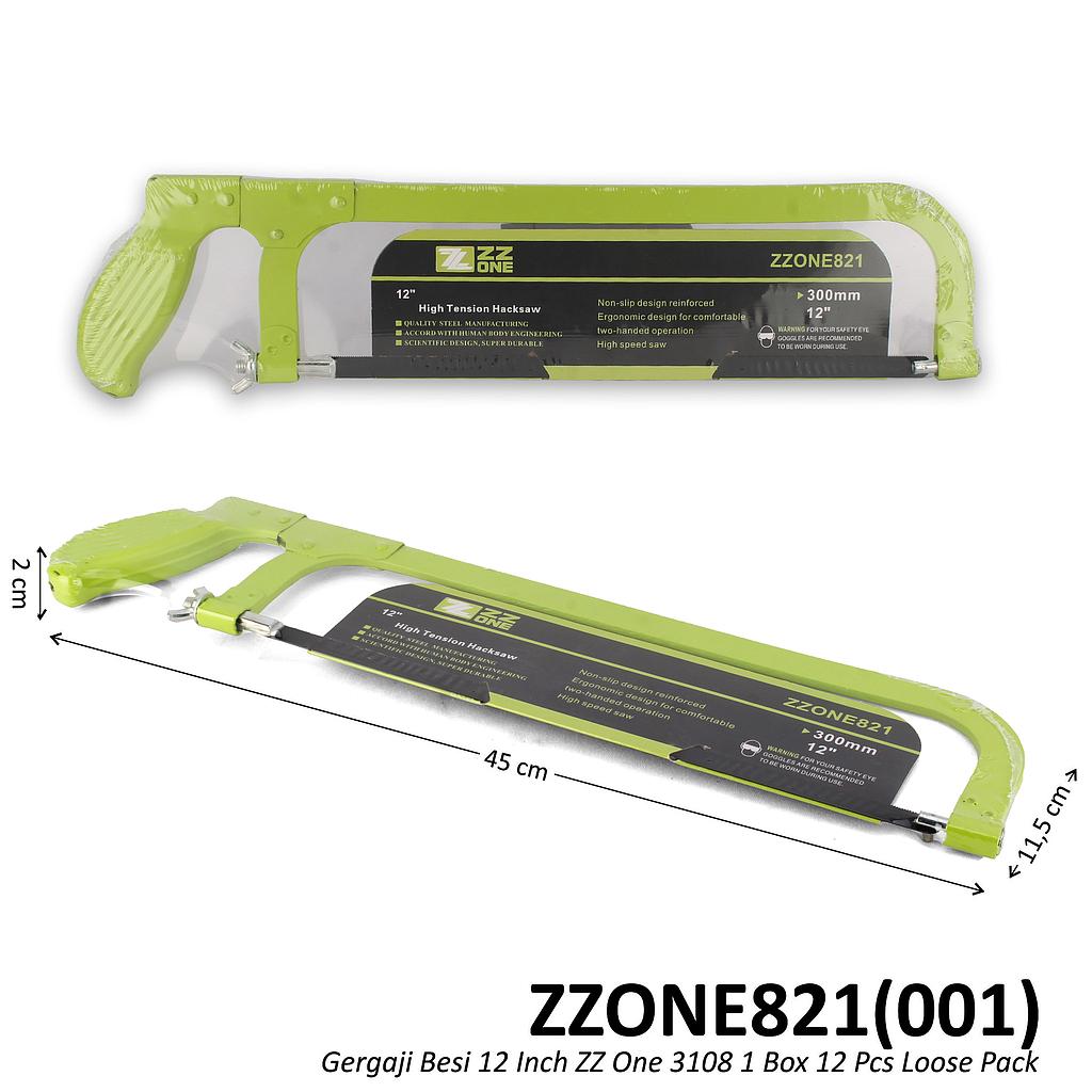 Gergaji Besi 12 Inch ZZ One 3108 1 Box 12 Pcs Ktg Shrink @48