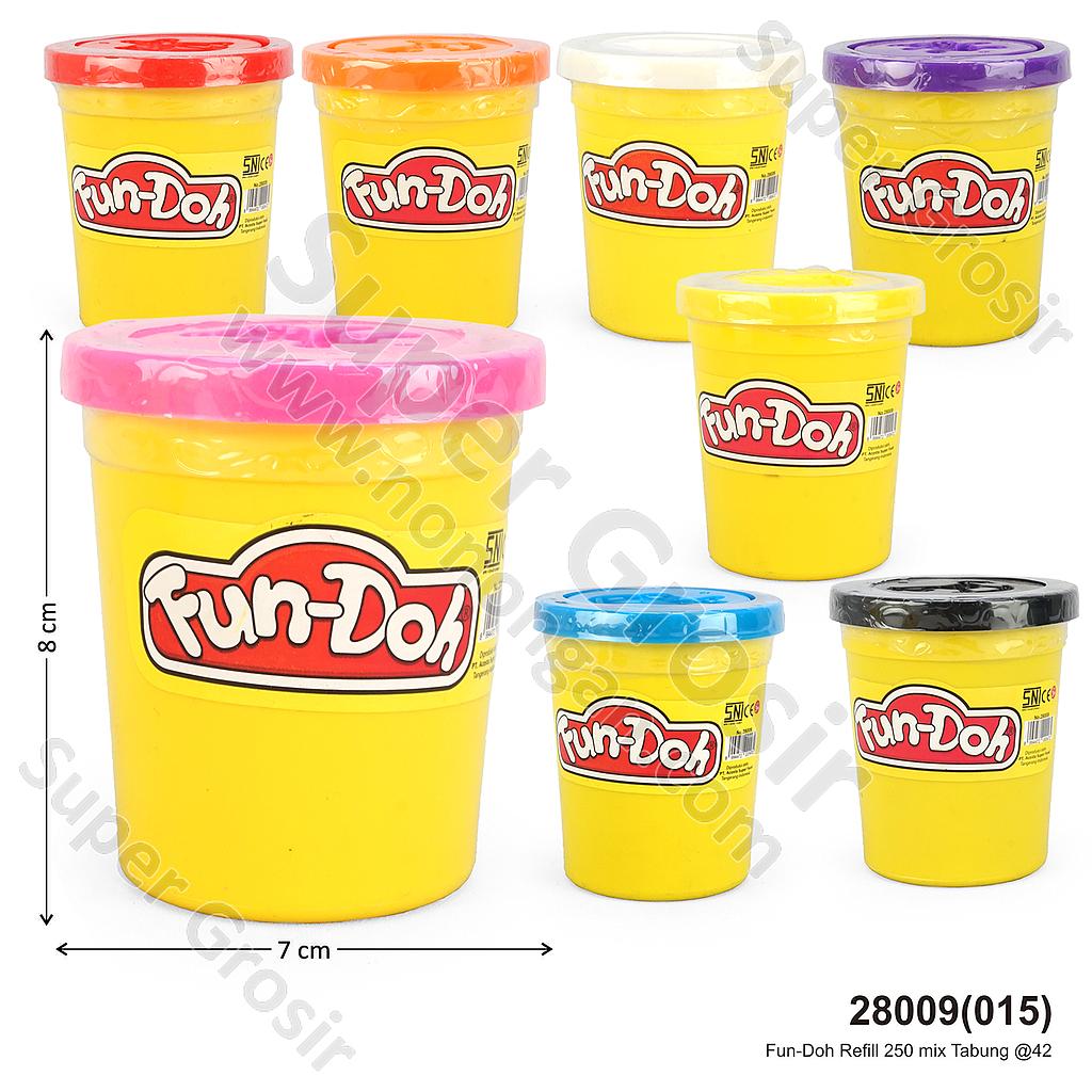 Fun-Doh Refill 250 mix Tabung @42