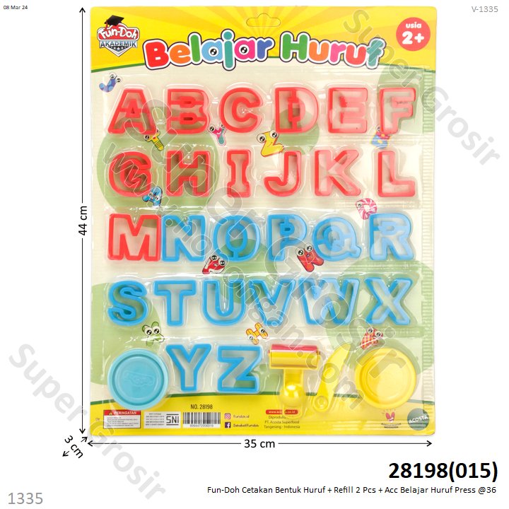 Fun-Doh Words Doh Press @36