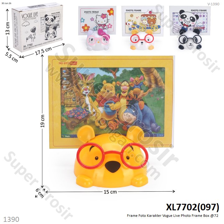 Frame Foto Karakter Vogue Live Photo Frame Box @72
