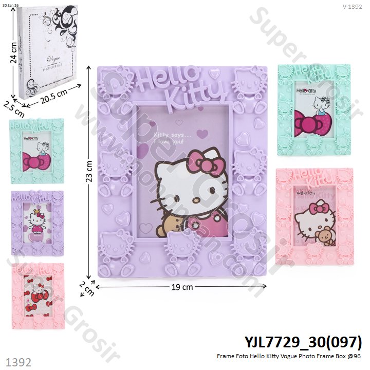 Frame Foto Hello Kitty Vogue Photo Frame Box @96