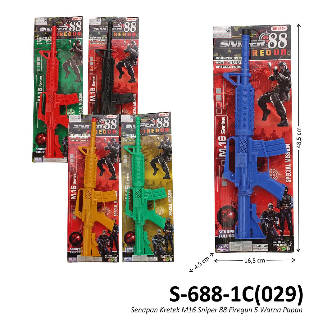 Senapan Kretek Press/Papan M16 Sniper 88 Firegun Papan @119
