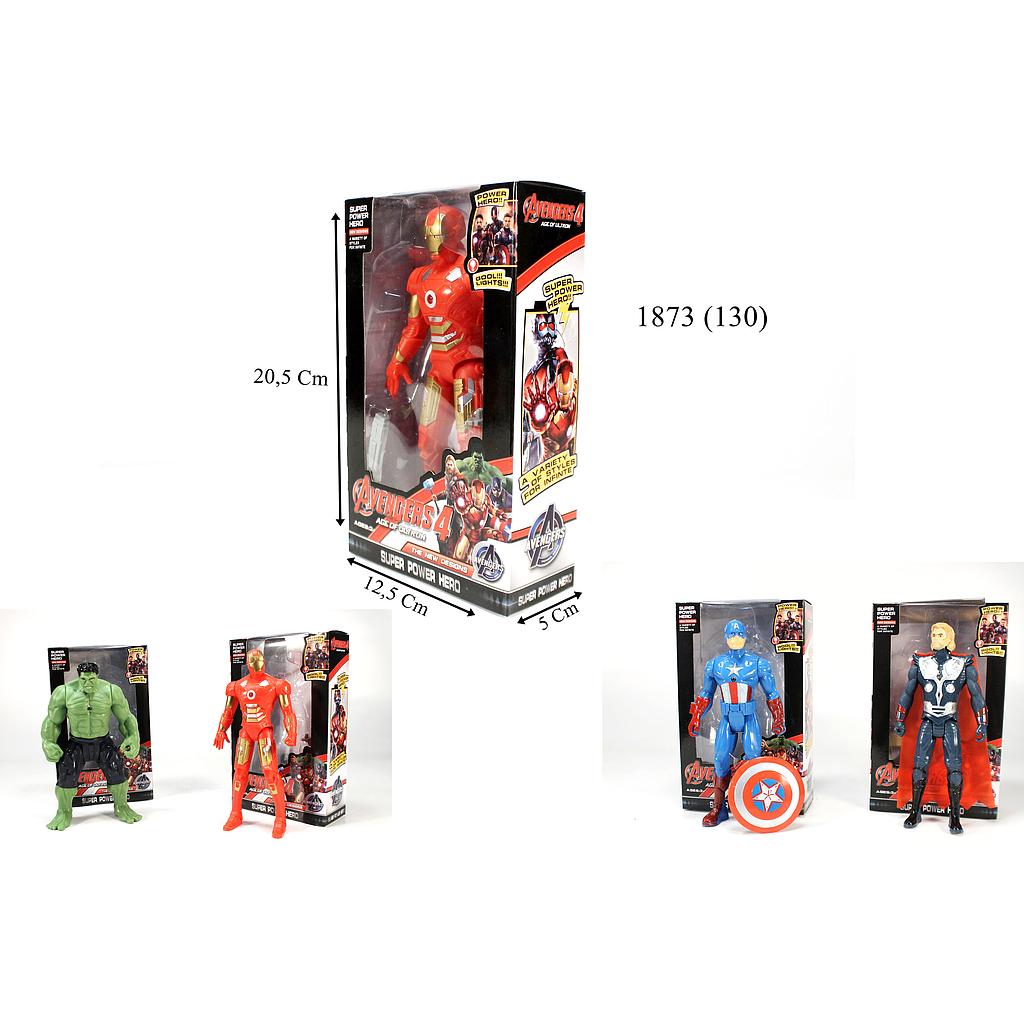 Action Figure Avengers 20 cm B/O Age Of Ultron 1 Ikat 4 Pcs 1 Inner 96 Pcs Box Window @192