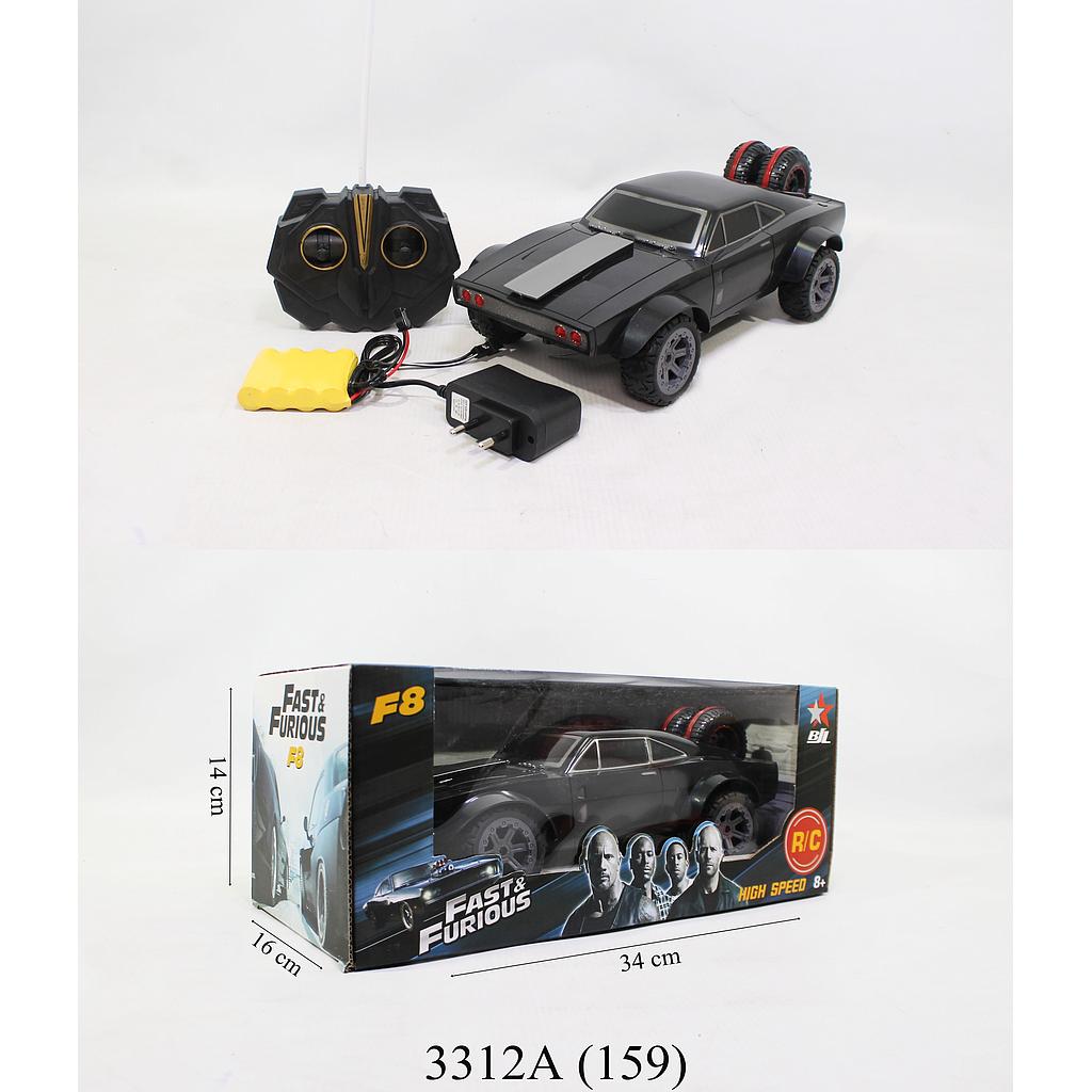 R/C Mobil Dodge Fast &amp; Furious Charge + Charger F8 High Speed 27 MHz 4 Channel Box Window @24