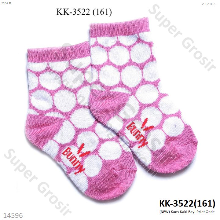 Kaos Kaki Polkadot Lusty Bunny Ktg @12