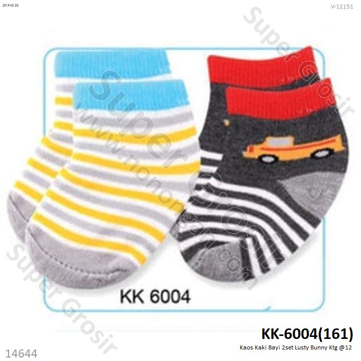 Kaos Kaki Bayi 2set Lusty Bunny Ktg @12