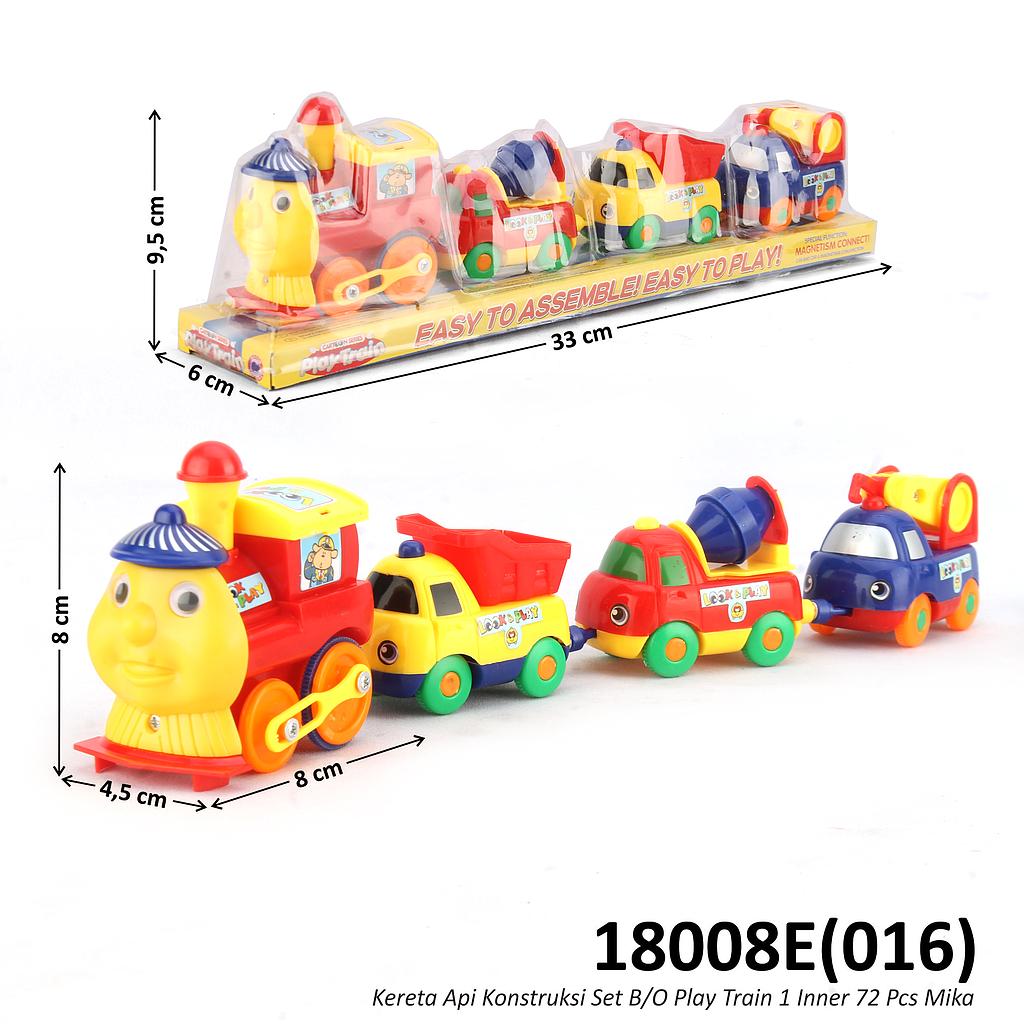 Kereta Api Konstruksi Set B/O Play Train 1 Inner 72 Pcs Mika @144