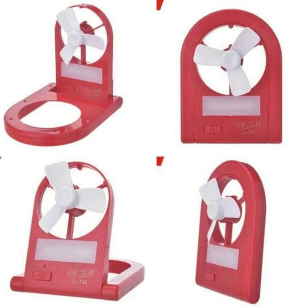 Kipas Angin Duduk 2 in 1 Lampu Emergency Charge 3 Inch 788 @120