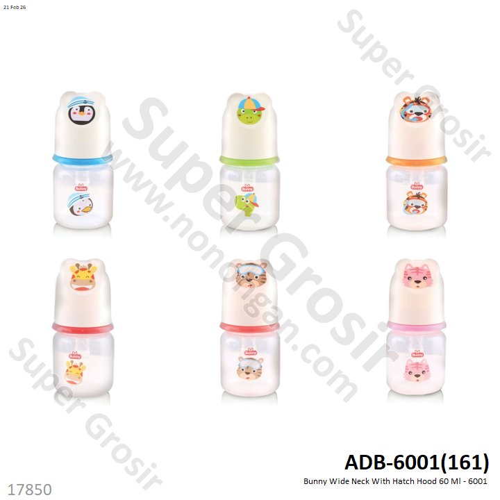 Bunny Wide Neck With Hatch Hood 60 Ml - 6001