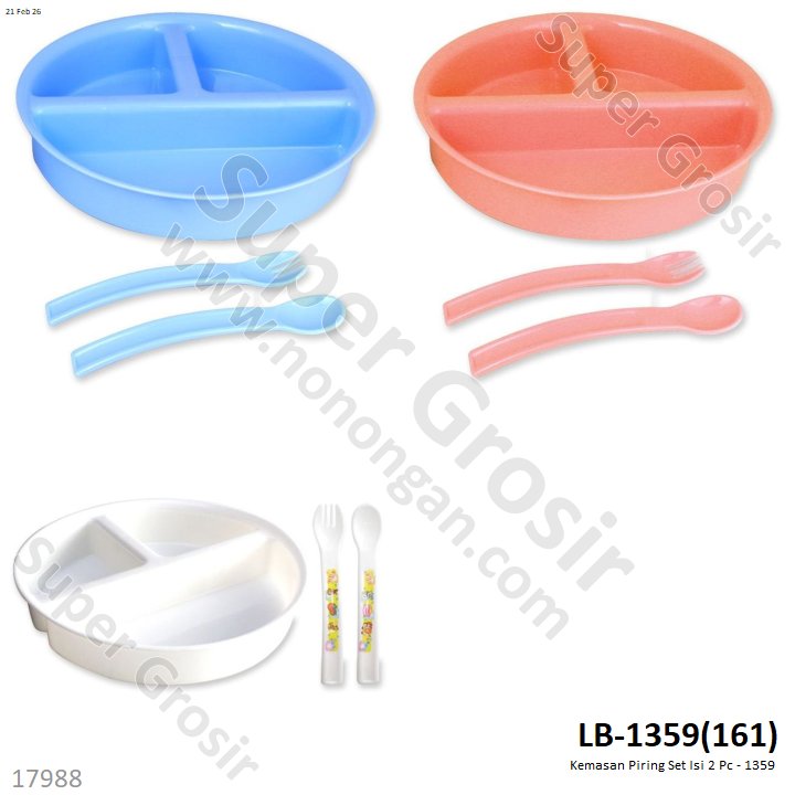 Kemasan Piring Set Isi 2 Pcs Ktg