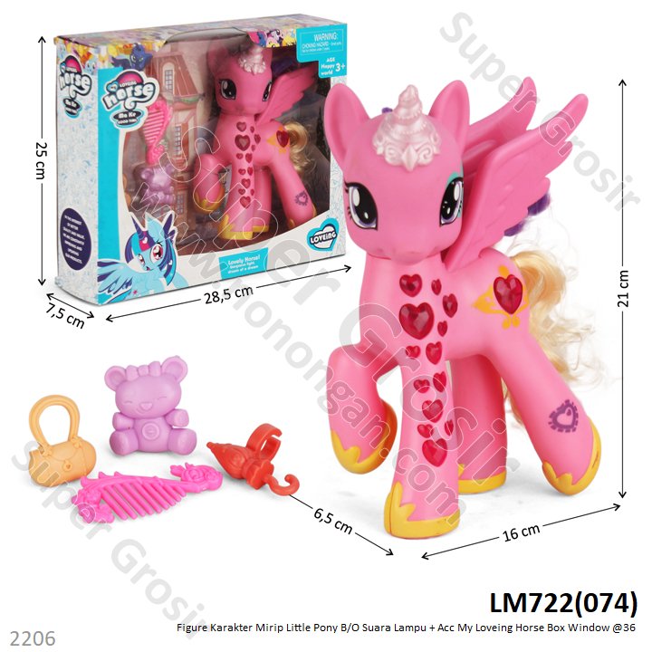 Figure Kuda Poni Set Acc My Loveing Horse Box Window @36