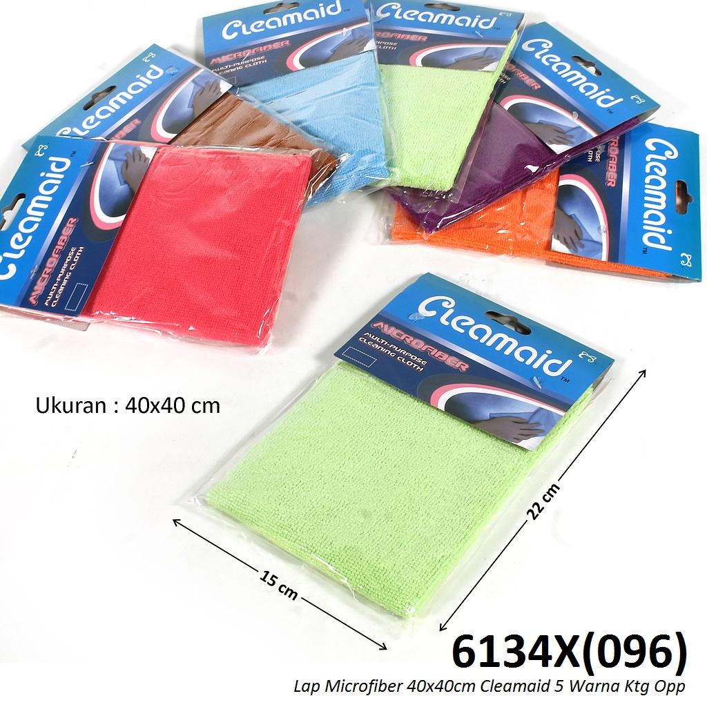 Lap Microfiber 40x40 cm Cleamaid Ktg Opp @200