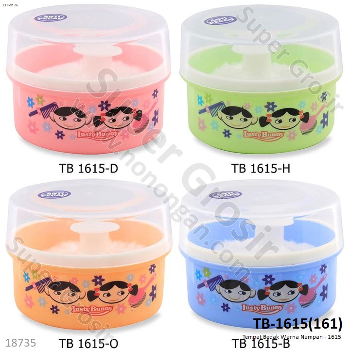 Tempat Bedak Warna Nampan - 1615