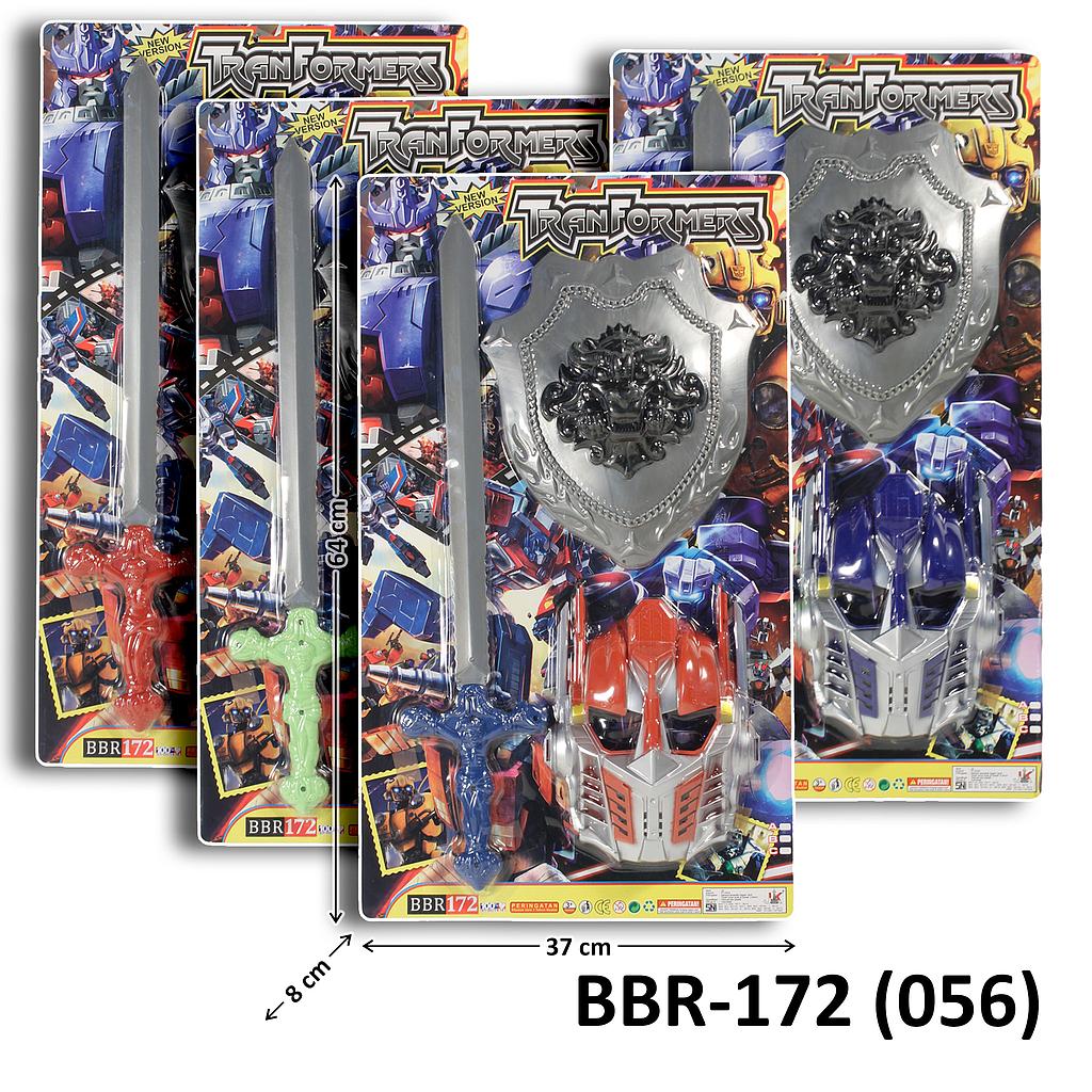 Senjata Pedang Tameng dan Topeng Optimus Prime Transformer Press @24