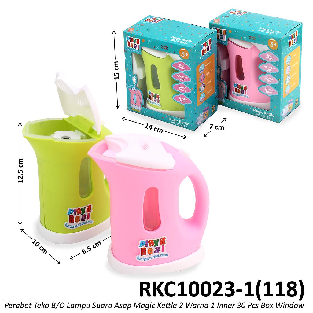 Perabot Teko B/O Suara Asap Lampu Magic Kettle 2 Warna 1 Inner 30 Pcs Box Window @60